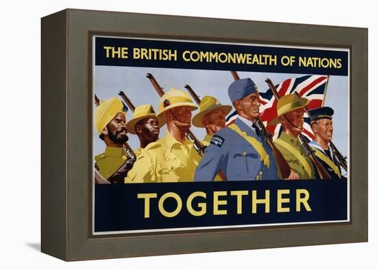 The British Commonwealth of Nations - Together Poster-null-Framed Premier Image Canvas