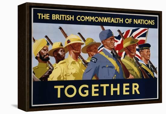 The British Commonwealth of Nations - Together Poster-null-Framed Premier Image Canvas