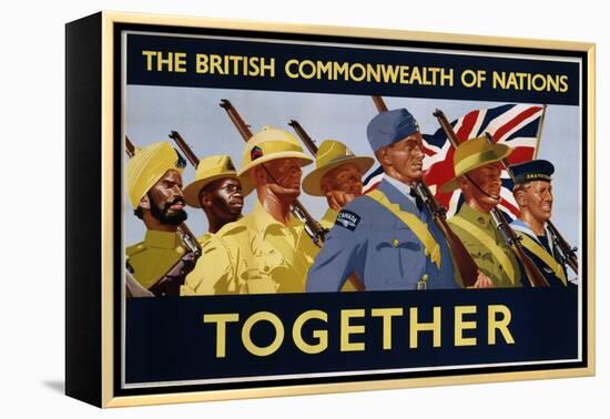 The British Commonwealth of Nations - Together Poster-null-Framed Premier Image Canvas