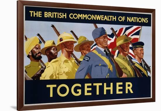 The British Commonwealth of Nations - Together Poster-null-Framed Premium Photographic Print