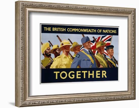 The British Commonwealth of Nations - Together Poster-null-Framed Premium Photographic Print