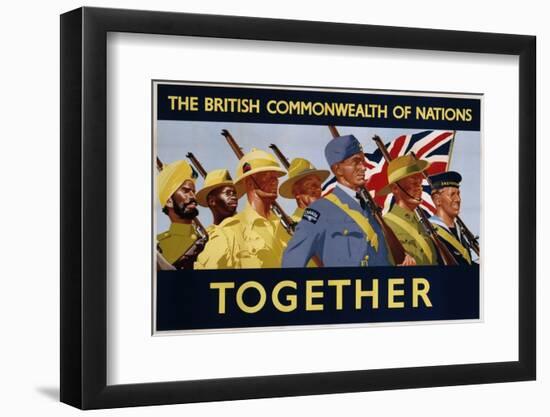 The British Commonwealth of Nations - Together Poster-null-Framed Premium Photographic Print