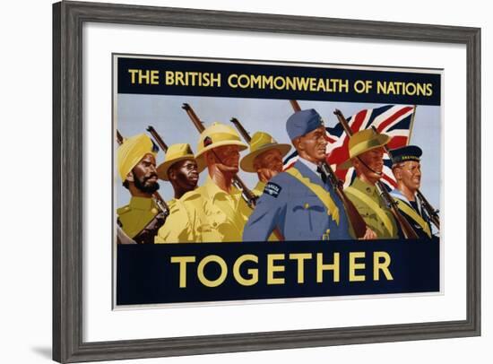 The British Commonwealth of Nations - Together Poster-null-Framed Photographic Print