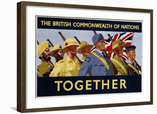 The British Commonwealth of Nations - Together Poster-null-Framed Photographic Print