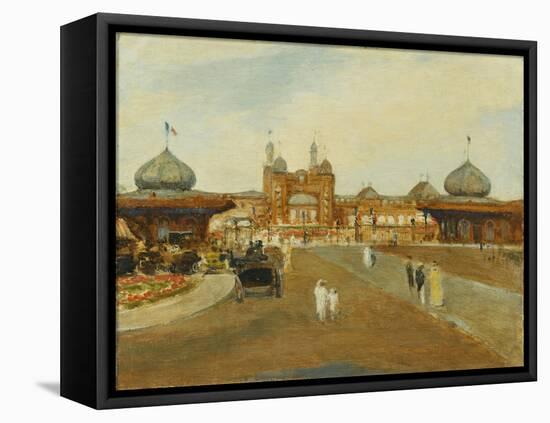 The British Empire Exhibition, Wembley-Jacques-emile Blanche-Framed Premier Image Canvas