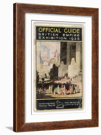 The British Empire is Intact, But Starting to Crumble-George Sheringham-Framed Art Print