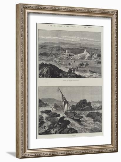 The British Expedition Up the Nile-null-Framed Giclee Print