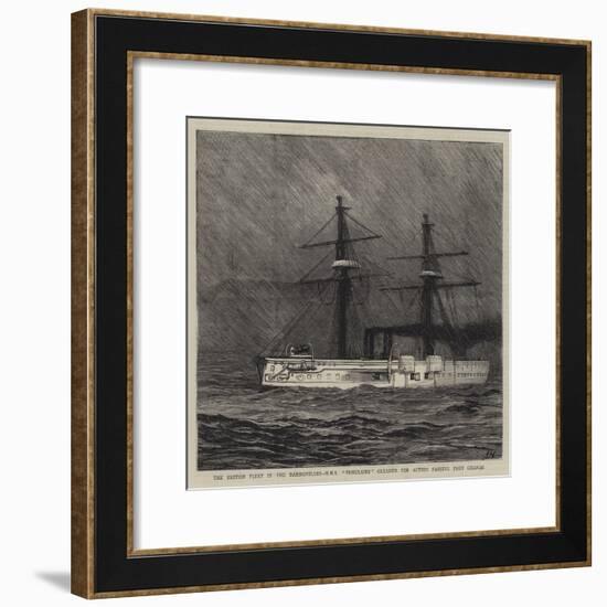The British Fleet in the Dardanelles-Joseph Nash-Framed Giclee Print