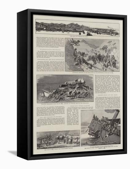 The British in Egypt-Charles Edwin Fripp-Framed Premier Image Canvas