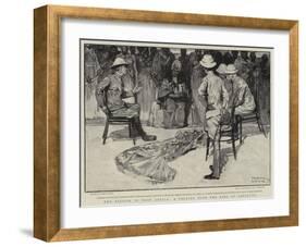 The British in West Africa, a Palaver with the King of Abeokuta-Frank Craig-Framed Giclee Print