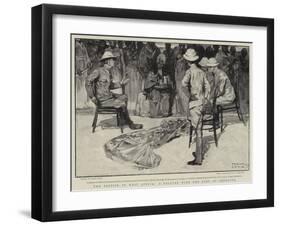 The British in West Africa, a Palaver with the King of Abeokuta-Frank Craig-Framed Giclee Print