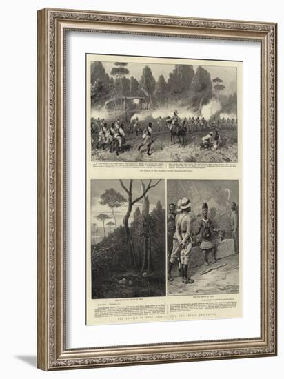 The British in West Africa, with the Ibouza Expedition-Charles Joseph Staniland-Framed Giclee Print