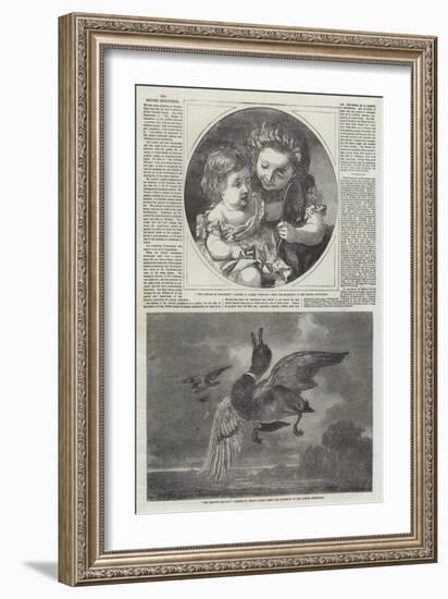 The British Institution-Alfred Chantrey Corbould-Framed Giclee Print