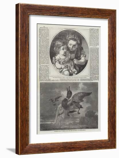 The British Institution-Alfred Chantrey Corbould-Framed Giclee Print