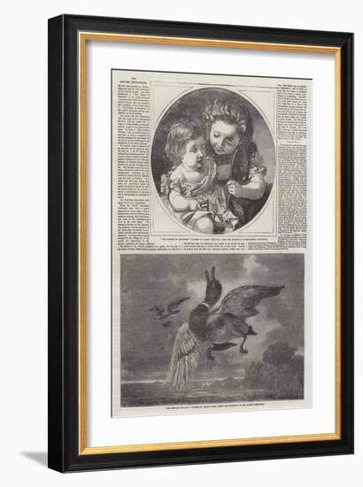 The British Institution-Alfred Chantrey Corbould-Framed Giclee Print