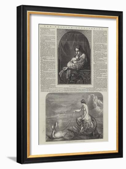 The British Institution-Henry Le Jeune-Framed Giclee Print