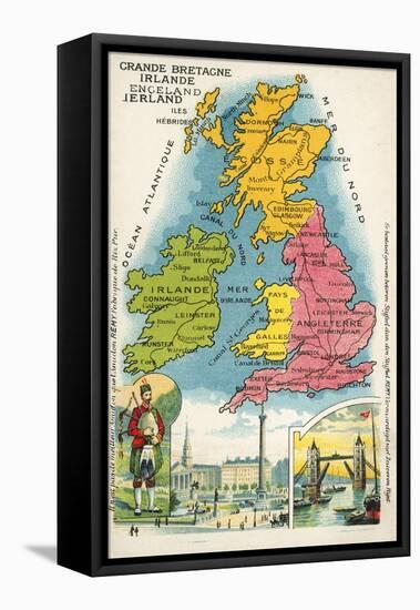 The British Isles-null-Framed Premier Image Canvas
