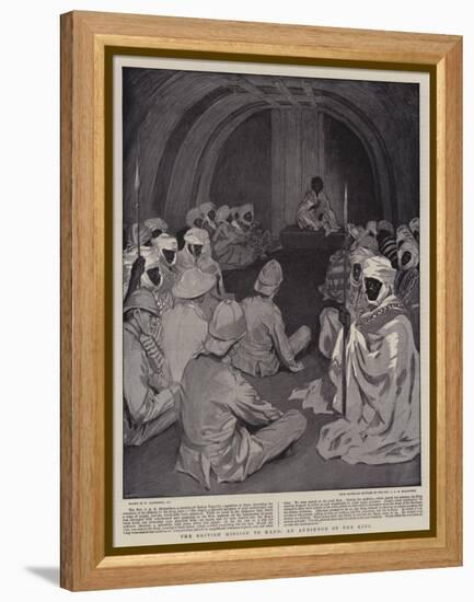 The British Mission to Kano, an Audience of the King-William Hatherell-Framed Premier Image Canvas