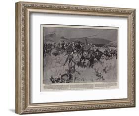 The British Mission to Kano, the British Force Withstanding a Cavalry Charge at Ugu-Frank Craig-Framed Giclee Print