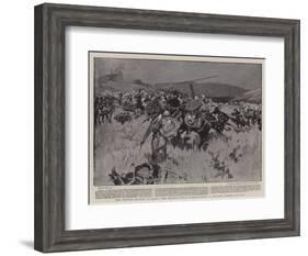 The British Mission to Kano, the British Force Withstanding a Cavalry Charge at Ugu-Frank Craig-Framed Giclee Print