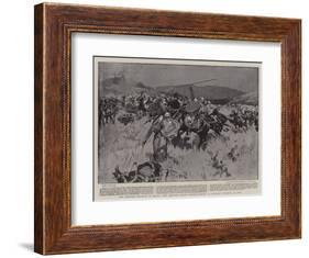 The British Mission to Kano, the British Force Withstanding a Cavalry Charge at Ugu-Frank Craig-Framed Giclee Print