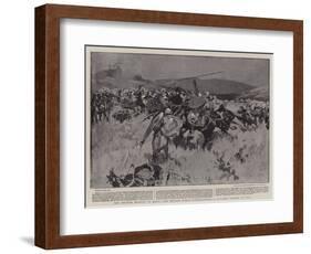 The British Mission to Kano, the British Force Withstanding a Cavalry Charge at Ugu-Frank Craig-Framed Giclee Print