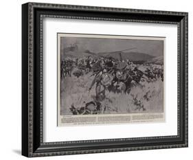 The British Mission to Kano, the British Force Withstanding a Cavalry Charge at Ugu-Frank Craig-Framed Giclee Print
