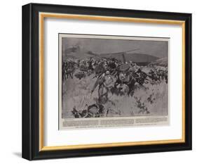 The British Mission to Kano, the British Force Withstanding a Cavalry Charge at Ugu-Frank Craig-Framed Giclee Print