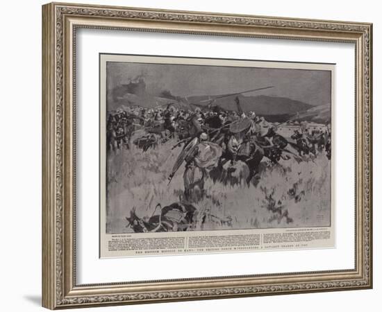 The British Mission to Kano, the British Force Withstanding a Cavalry Charge at Ugu-Frank Craig-Framed Giclee Print