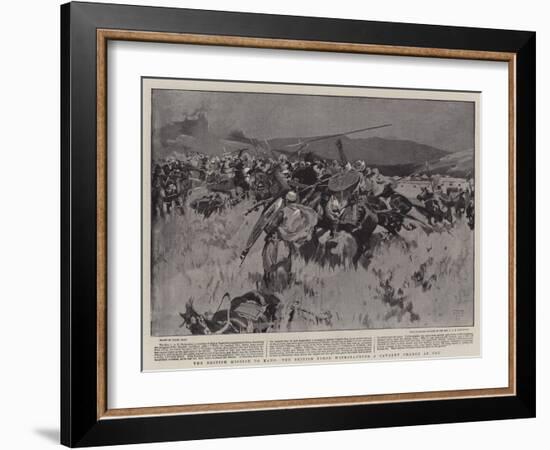 The British Mission to Kano, the British Force Withstanding a Cavalry Charge at Ugu-Frank Craig-Framed Giclee Print