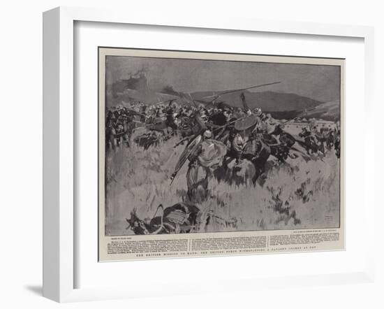 The British Mission to Kano, the British Force Withstanding a Cavalry Charge at Ugu-Frank Craig-Framed Giclee Print