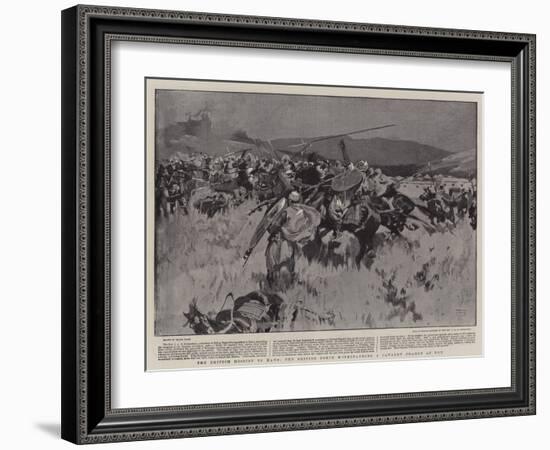 The British Mission to Kano, the British Force Withstanding a Cavalry Charge at Ugu-Frank Craig-Framed Giclee Print