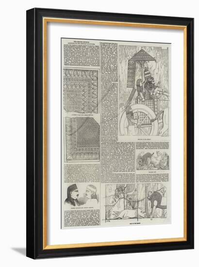 The British Museum, Additions to the Assyrian Sculptures-null-Framed Giclee Print