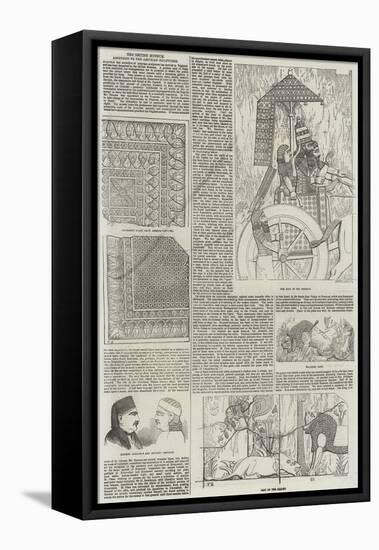 The British Museum, Additions to the Assyrian Sculptures-null-Framed Premier Image Canvas