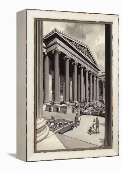 The British Museum in the 1960S-Pat Nicolle-Framed Premier Image Canvas