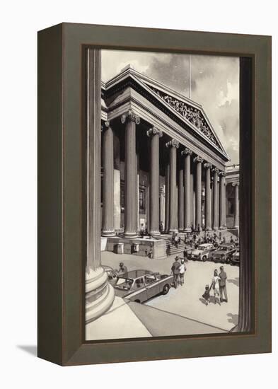 The British Museum in the 1960S-Pat Nicolle-Framed Premier Image Canvas