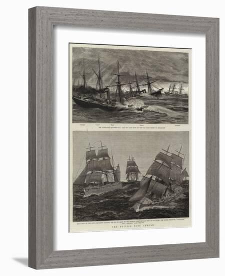 The British Navy Abroad-Charles William Wyllie-Framed Giclee Print