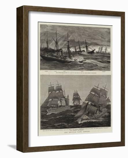 The British Navy Abroad-Charles William Wyllie-Framed Giclee Print