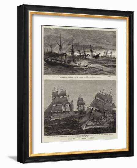 The British Navy Abroad-Charles William Wyllie-Framed Giclee Print