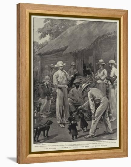 The British Occupation of Benin, Loot from the King's Palace-Joseph Nash-Framed Premier Image Canvas