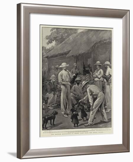 The British Occupation of Benin, Loot from the King's Palace-Joseph Nash-Framed Giclee Print