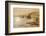 The British Second Division of Battleships Fire on the Germans at the Battle of Jutland-William Lionel Wyllie-Framed Photographic Print