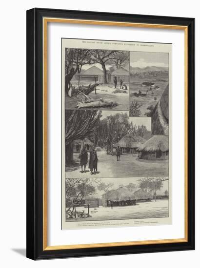 The British South Africa Company's Expedition to Mashonaland-null-Framed Giclee Print