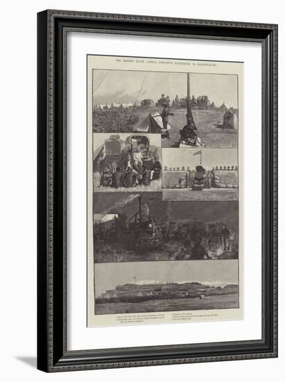 The British South Africa Company's Expedition to Mashonaland-null-Framed Giclee Print