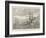 The British Squadron Cruising in Mozambique Channel under Rear-Admiral Sir E R Fremantle-null-Framed Giclee Print