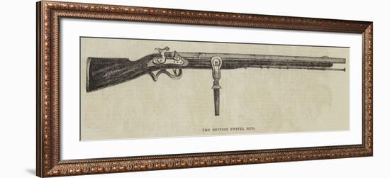 The British Swivel Gun-null-Framed Giclee Print