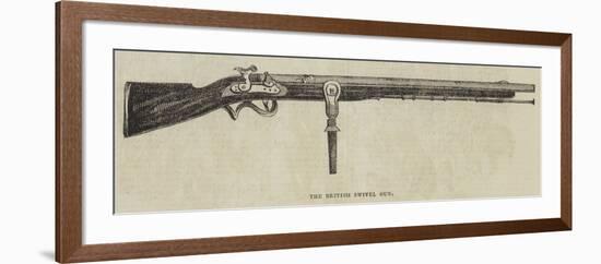 The British Swivel Gun-null-Framed Giclee Print