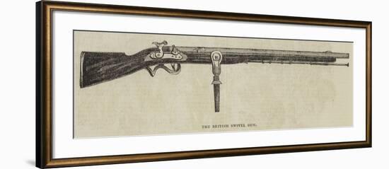 The British Swivel Gun-null-Framed Giclee Print