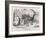 The British Taxpayer, The Patient Donkey, Groans Beneath the Weight of Income Tax-John Tenniel-Framed Art Print