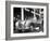 The British Triumph Roadster at the Paris Auto Show-Gordon Parks-Framed Photographic Print